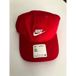 Nike Swoosh Child Strapback Baseball Hat Size 4/7- University Red